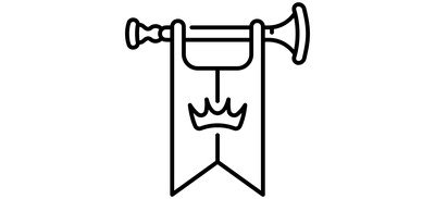 Image for Medieval Trumpet Royal Cricut SVG Design