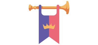 Image for Medieval Trumpet Royal Cricut SVG Design