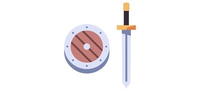 Image for Medieval Shield Sword Cricut SVG Design