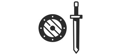 Image for Medieval Shield Sword Cricut SVG Design