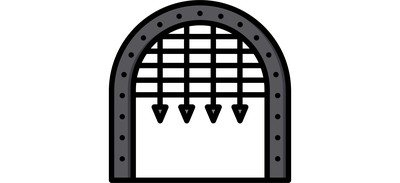 Image for Free Medieval Gate Defense Safety Gate Cricut SVG Design