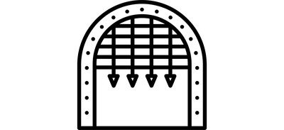 Image for Free Medieval Gate Defense Safety Gate Cricut SVG Design