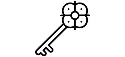 Image for Free Medieval Key Key Access Cricut SVG Design