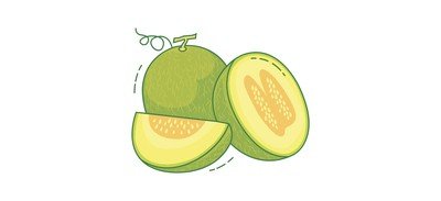 Image for Melon Fruit Fresh Cricut SVG Design