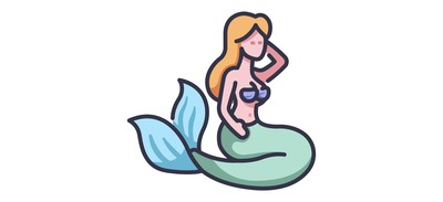 Image for Mermaid Fish Sea Cricut SVG Design