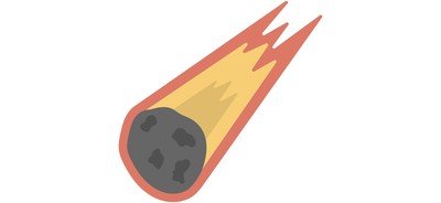 Image for Meteor Falling Asteroid Cricut SVG Design