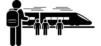 Image for Commuter Passenger Station Cricut SVG Design