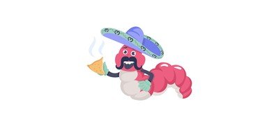 Image for Mexican Caterpillar Cute Caterpillar Mexican Day Cricut SVG Design