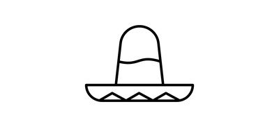 Image for Mexican Hat Sombrero Cap Cricut SVG Design