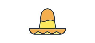 Image for Mexican Hat Sombrero Cap Cricut SVG Design