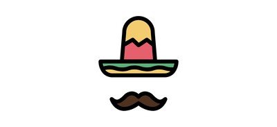 Image for Mexican Hat And Mustache Moustache Cap Cricut SVG Design