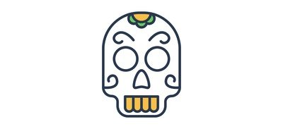 Image for Mexican Skull Skull Desgined Skull Cricut SVG Design