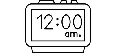 Image for Midnight Hour Clock Cricut SVG Design