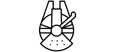 Image for Millennium Falcon Steve Morris Star War Cricut SVG Design