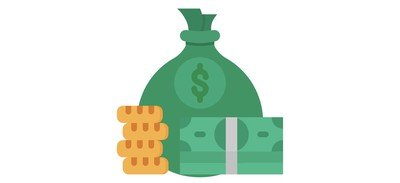 Image for Free Money Bag Budget Cash Cricut SVG Design