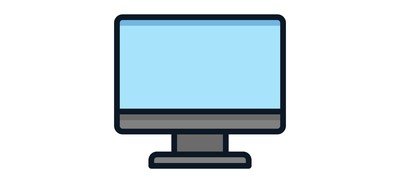 Image for Monitor Computer Display Cricut SVG Design