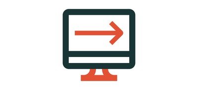 Image for Monitor Arrow Right Cricut SVG Design