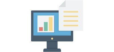 Image for Monitor Online Documents Cricut SVG Design
