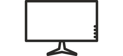 Image for Monitor Display Computer Cricut SVG Design