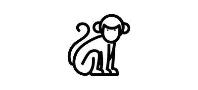 Image for Monkey Zoo Animal Cricut SVG Design