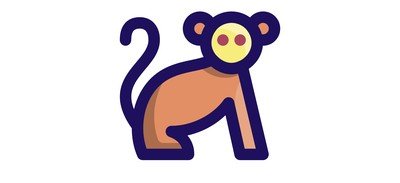 Image for Monkey Ape Chimp Cricut SVG Design