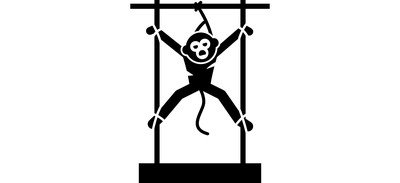 Image for Monkey Tied Up Cruel Cricut SVG Design