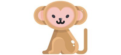 Image for Monkey Wildlife Wild Cricut SVG Design