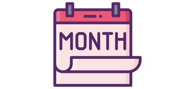 Image for Month  Cricut SVG Design