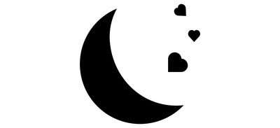 Image for Moon Valentine Heart Cricut SVG Design