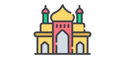 Image for Mosque Building Islamic Cricut SVG Design