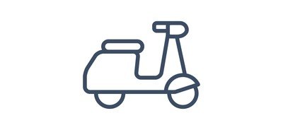 Image for Free Vespa Motorcycle City Transport Cricut SVG Design