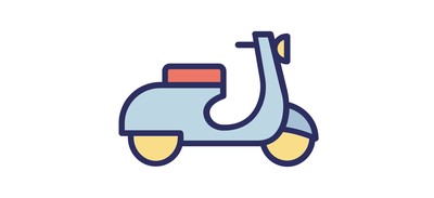 Image for Free Motorcycle Motor Scooter Scooter Cricut SVG Design