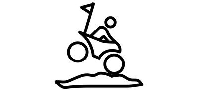 Image for Motorcyclist Jumping Jump Cricut SVG Design