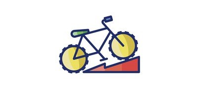 Image for Mountain Biking Mountain Bicycle Cricut SVG Design