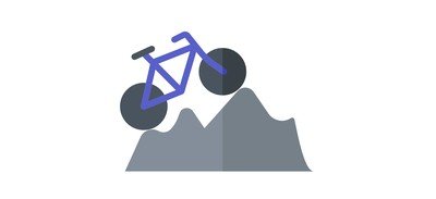 Image for Mountainbikeicon Trailblazingsymbols Offroadcyclingemblems Cricut SVG Design