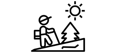 Image for Mountain Hiking Hitchhiking Backpacking Cricut SVG Design