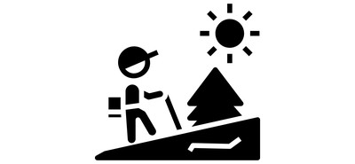 Image for Mountain Hiking Hitchhiking Backpacking Cricut SVG Design