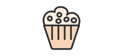 Image for Muffin Sweet Cupcake Cricut SVG Design