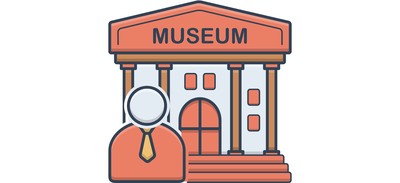 Image for Museum Guide Cicerone Cricut SVG Design