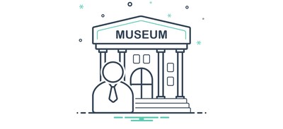 Image for Museum Guide Cicerone Cricut SVG Design