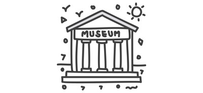 Image for Museum Library Landmark Cricut SVG Design