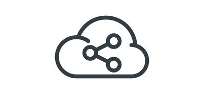 Image for Network Cloud Share Cricut SVG Design