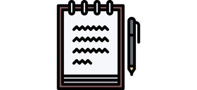 Image for Notebook Pen Note Cricut SVG Design