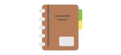 Image for Free Notebook Note Diary Cricut SVG Design