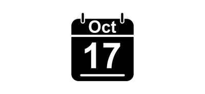 Image for October Calendar Date Cricut SVG Design