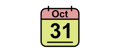 Image for October Calendar Date Cricut SVG Design