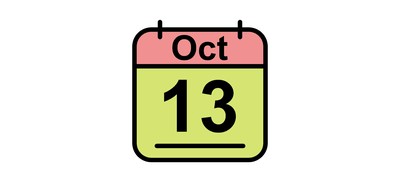 Image for October Calendar Date Cricut SVG Design