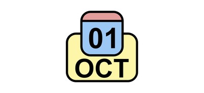 Image for October Calendar Date Cricut SVG Design