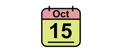 Image for October Calendar Date Cricut SVG Design