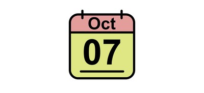 Image for October Calendar Date Cricut SVG Design